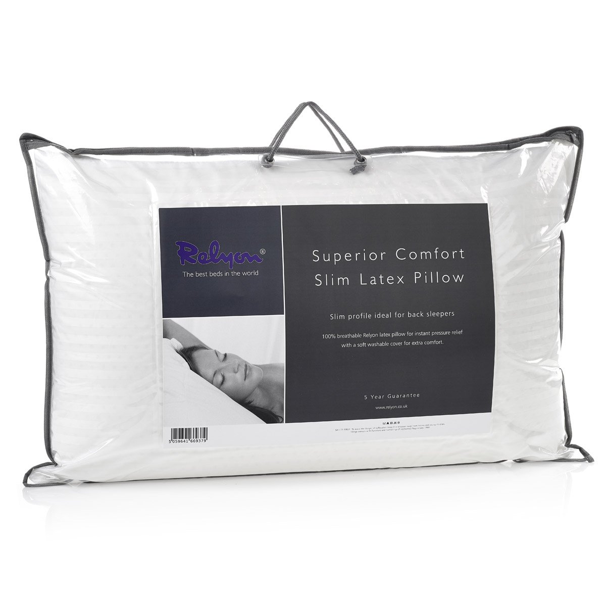 Superior Comfort Slim Latex Pillow
